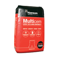 Hanson Multicem Cement Plastic Bag 25kg