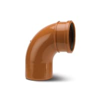 Polypipe Drain 87.5° Single Socket Bend 160mm Terracotta