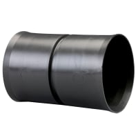 Naylor Land Drain Coil Connector 80mm Black
