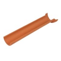 Hepworth Socketed Channel Pipe 1m x 225mm Brown