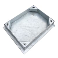EJ Block Paviour Recessed Manhole Cover and Frame 10T 600 x 450mm Galvanised