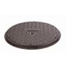 OsmaDrain Round Cover and Frame 450mm Black