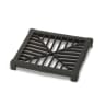 Polypipe Drain Square Hopper with Grid 150mm Black