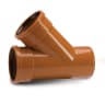 Polypipe Drain 45° Double Socket Equal Junction 160mm Terracotta