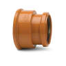 Polypipe Drain Thick Clay Pipe Adaptor to PVC Socket 160mm Terracotta