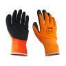 Scan Foam Latex Coated Gloves L Orange