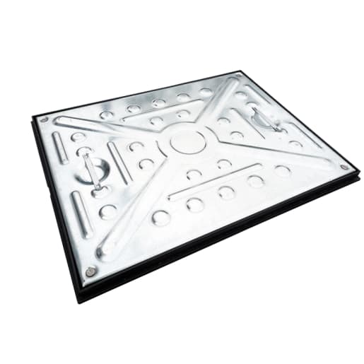 EJ GPW Single Seal Manhole Cover and Frame 5T 600 x 450mm Galvanised