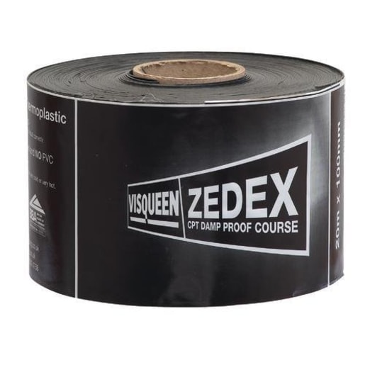 Visqueen Zedex CPT High Performance DPC 20m x 450mm Black