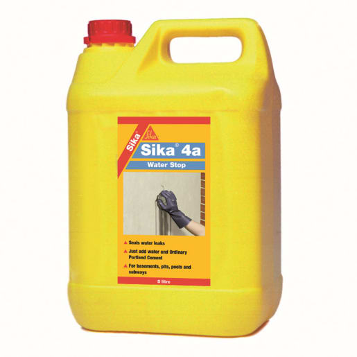 Sika 4A Waterstop Rapid Setting Admixture 5L