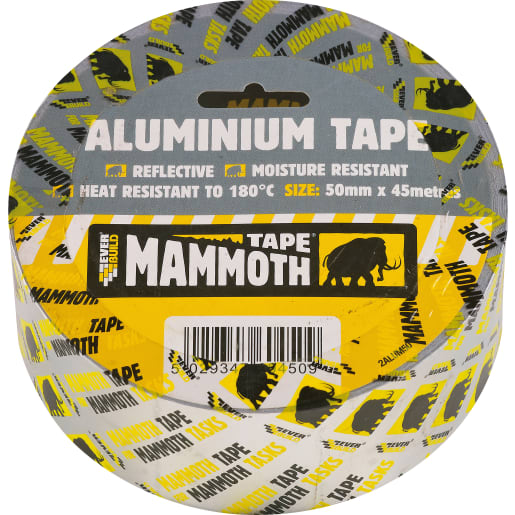 Everbuild Aluminium Tape 45m x 50mm Silver