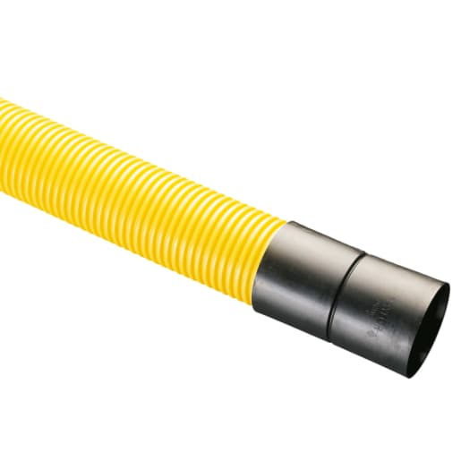 Naylor Metro Twinwall Utility Ducting 6m x 110mm Yellow