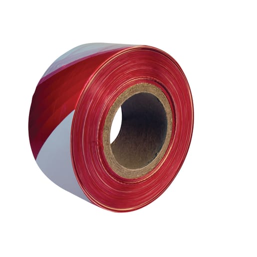 Everbuild Barrier Tape 500m x 72mm Red and White