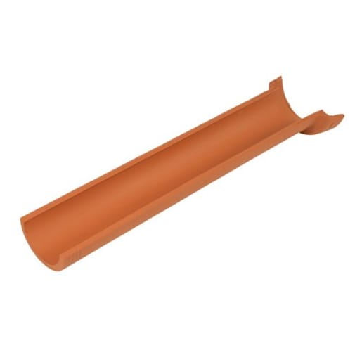 Hepworth Socketed Channel Pipe 1m x 225mm Brown