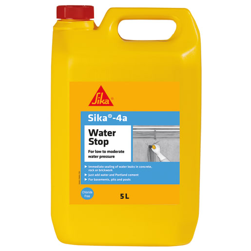 Sika 4A Waterstop Rapid Setting Admixture 5L