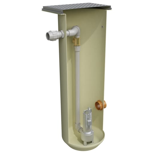 Klargester Domestic Pumping Station Single Sewage Pump Chamber 400L