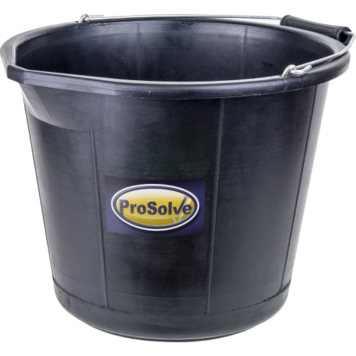 Prosolve Builders Bucket 14L Black